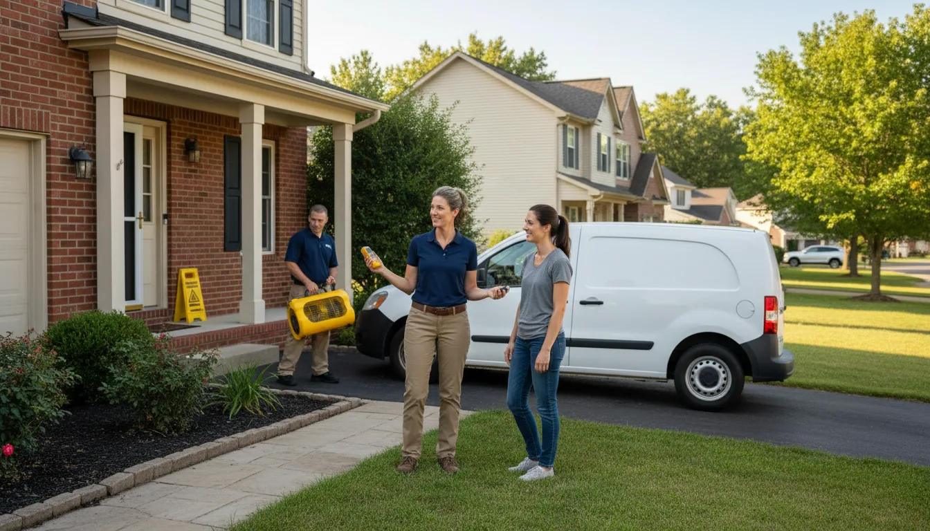 Water restoration image for Mildew Remediation in Portsmouth, OH